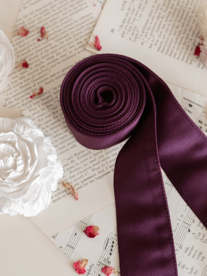 Maya Satin Sash Belt