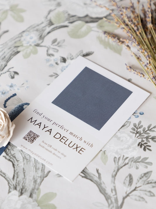 Maya Dusty Blue Swatch