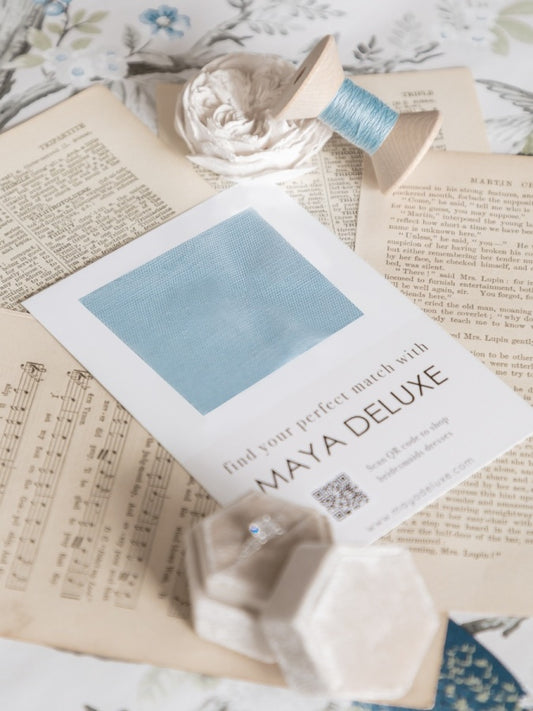 Anaya with Love Light Blue Swatch