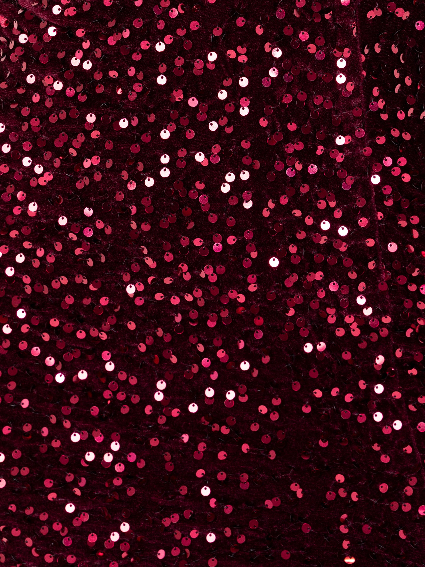 Maya Burgundy Embellished Velvet Halter Neck Midi Dress