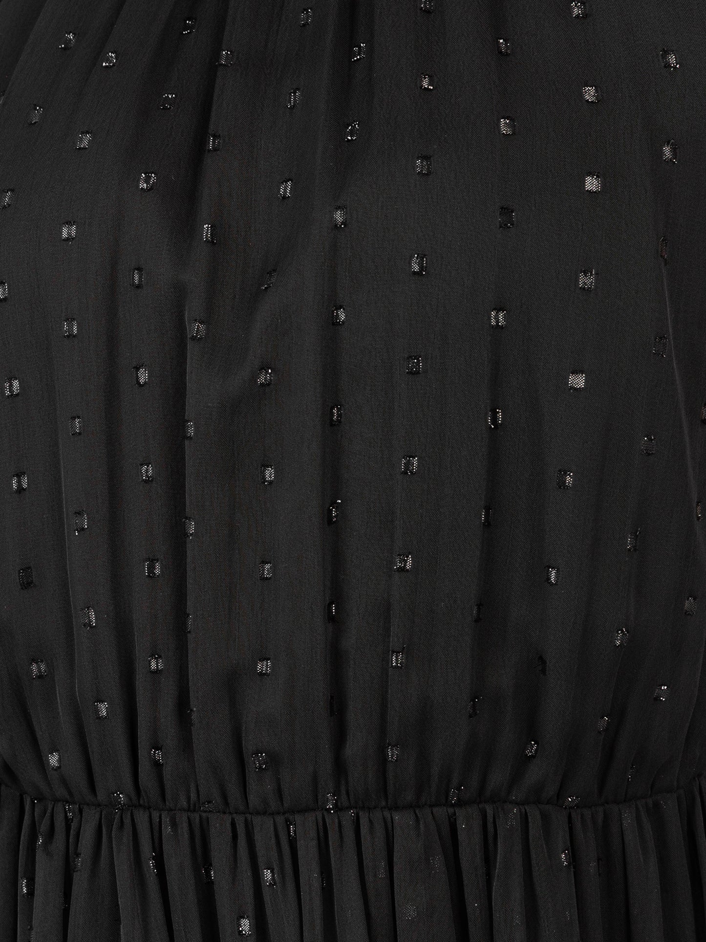 Anaya With Love Recycled Black Halter Neck Tiered Maxi Dress