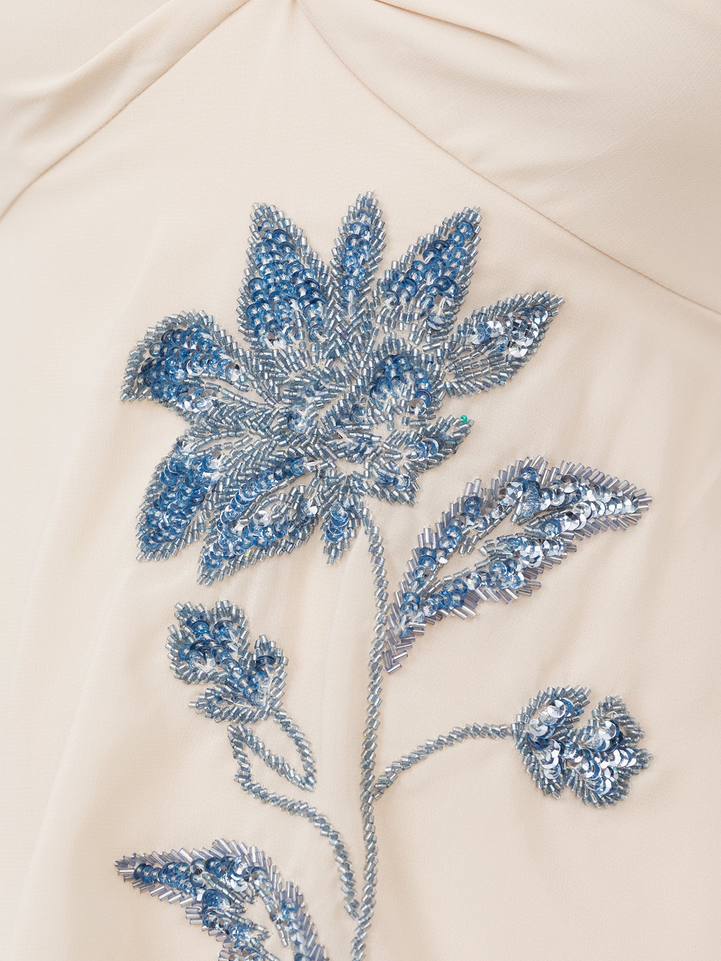 Maya Twist Front Embellished Tiered Midaxi Dress