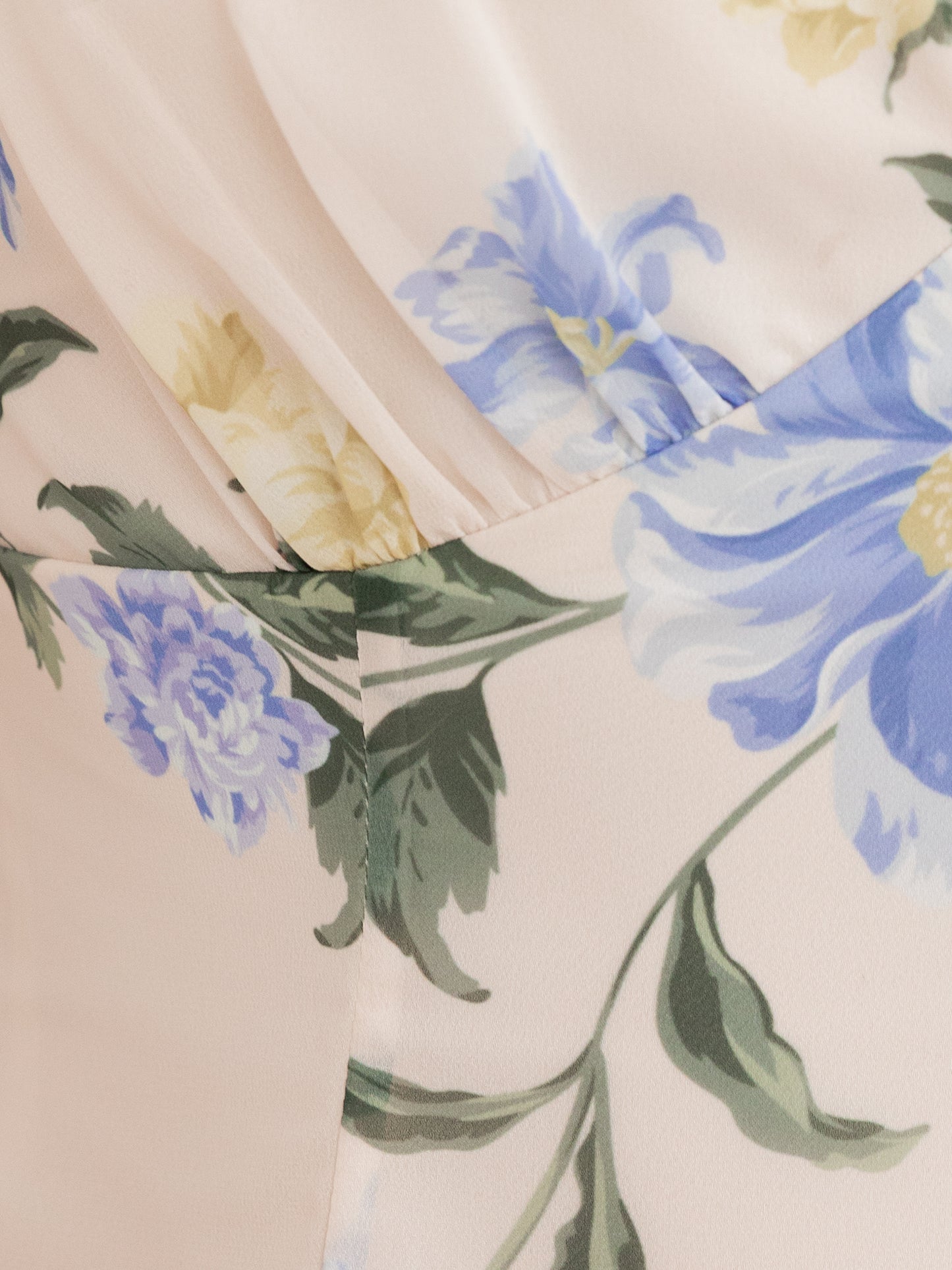 Anaya With Love Recycled Floral Strappy V Neck Maxi Dress with Skirt Split & Ruffle Detail