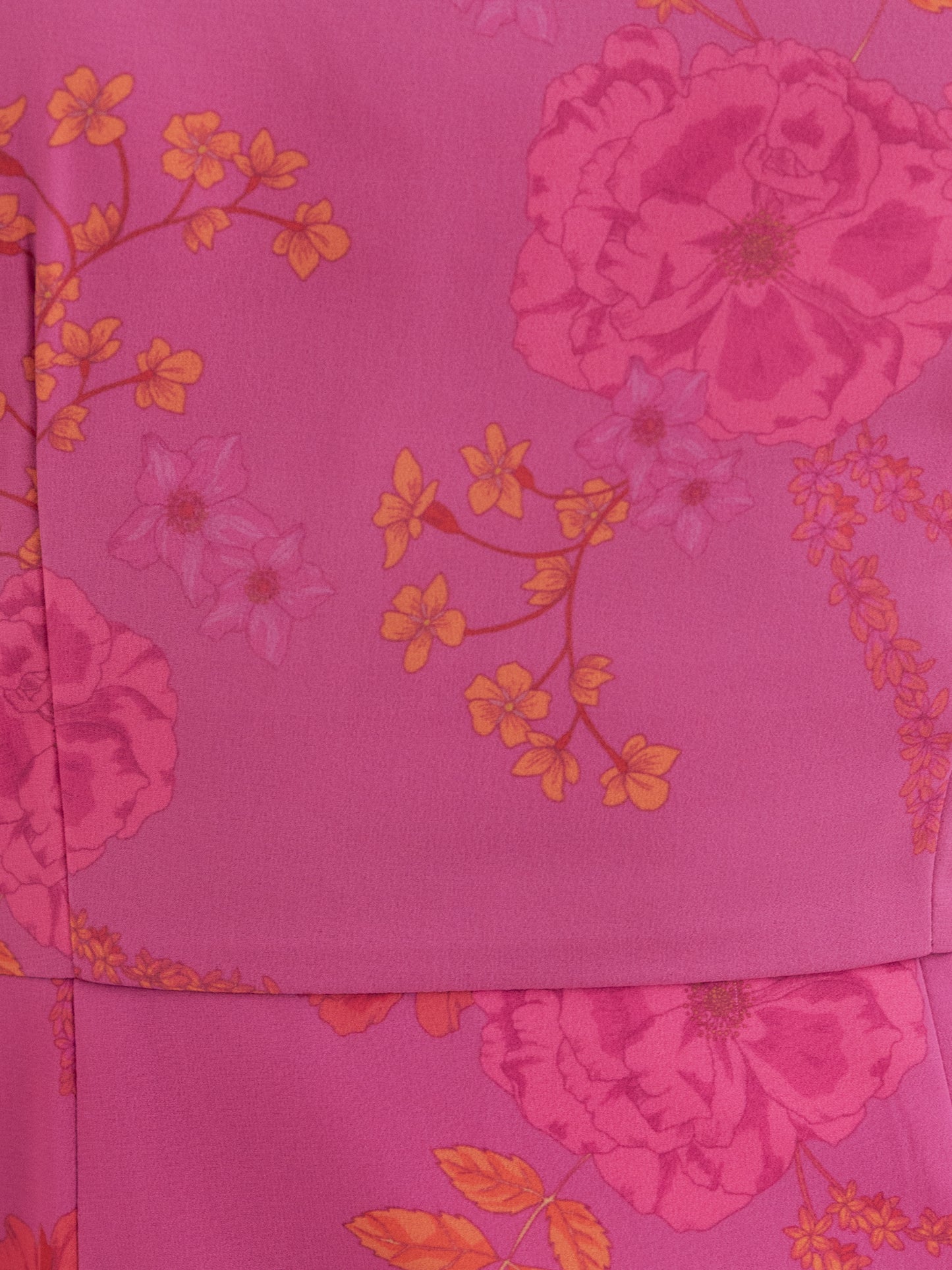 Anaya With Love Recycled Hot Pink Floral Print One Shoulder Maxi Dress