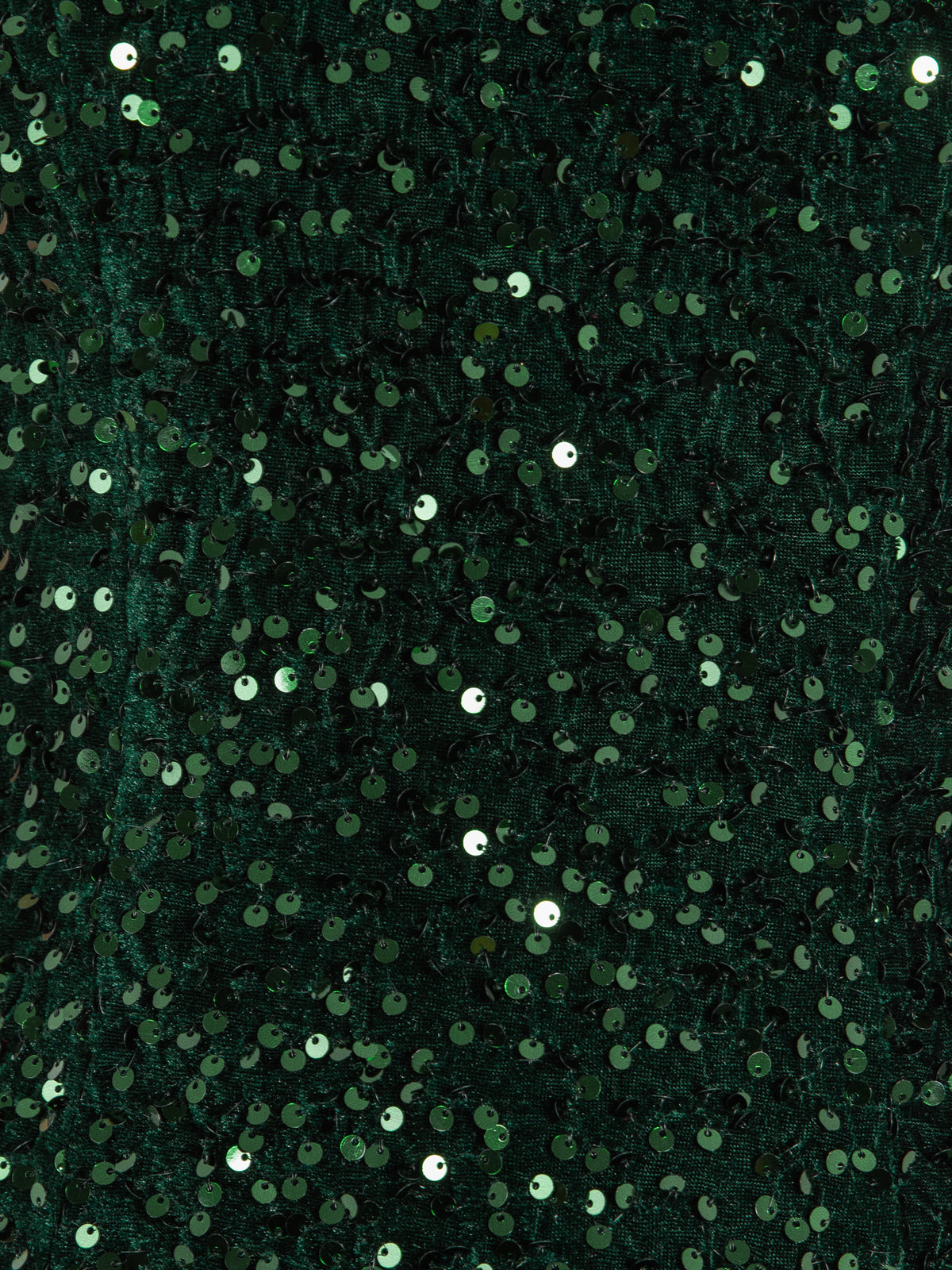 Maya Emerald Green Embellished Halter Neck Velvet Maxi Dress