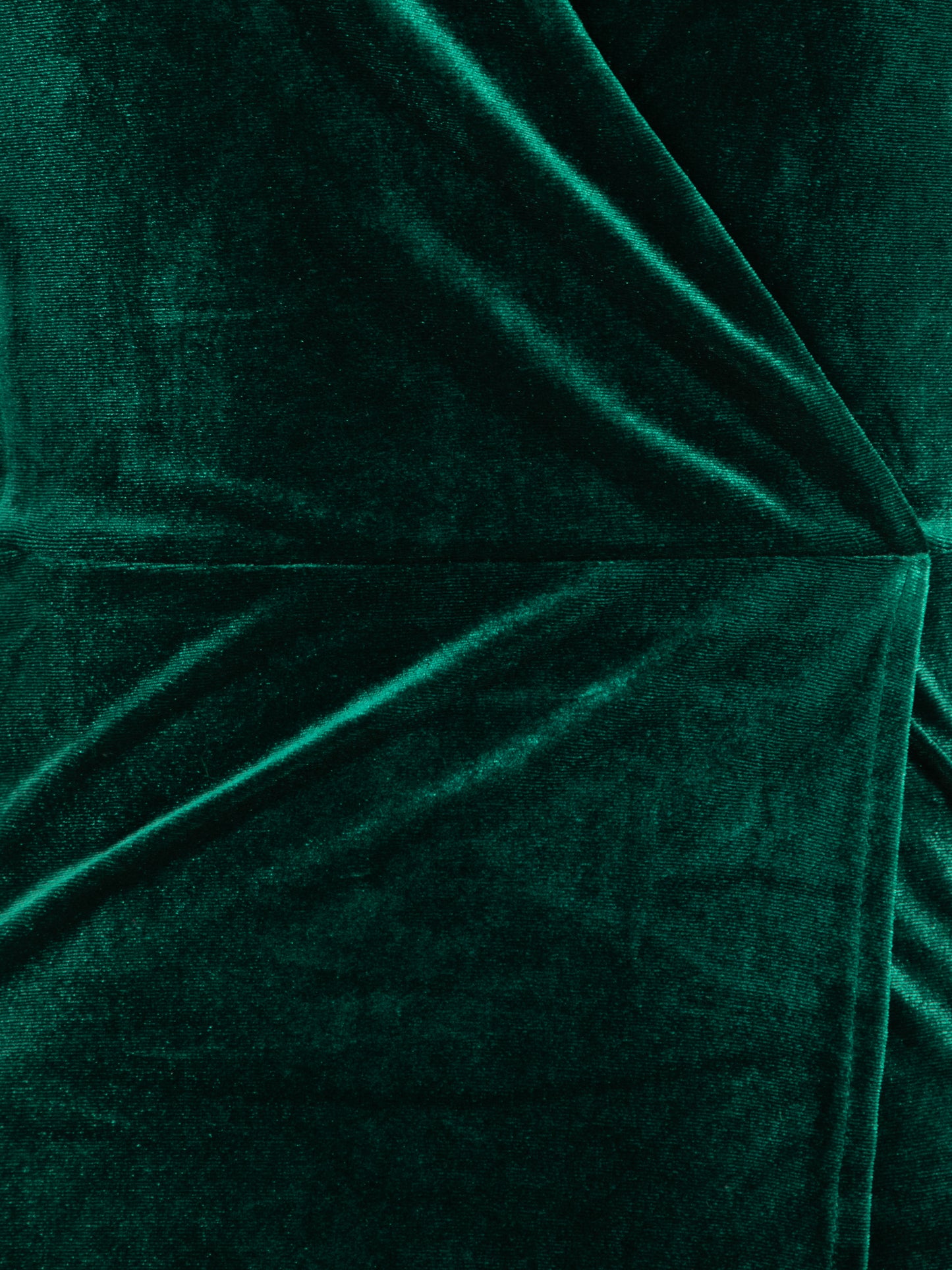 Maya Velvet Emerald Green Faux Wrap Maxi Dress
