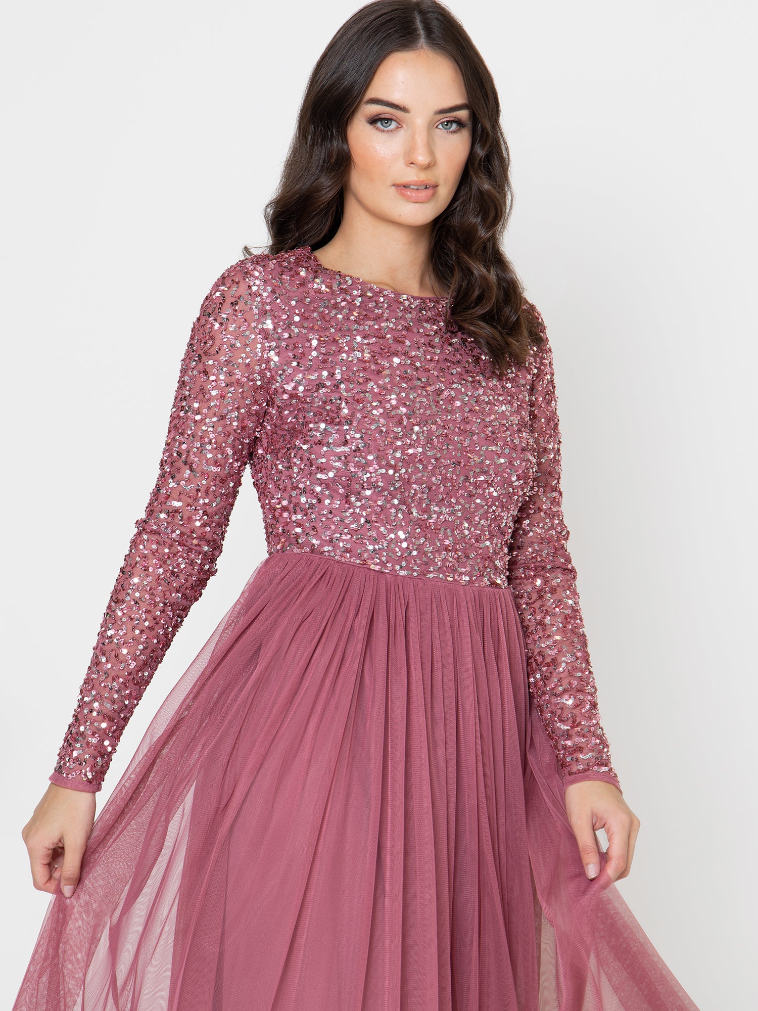 maya deluxe long sleeve dress Maya Navy Embellished Long Sleeve Maxi Dress Maya Deluxe