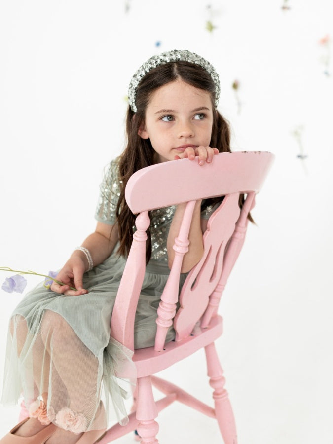 Maya Green Lily Embellished Headband