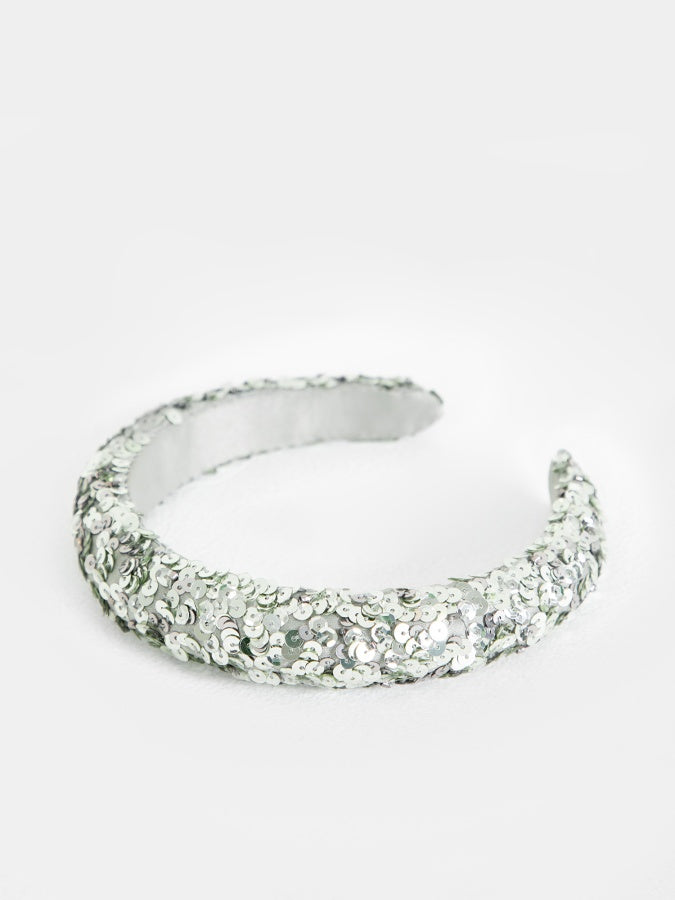 Maya Green Lily Embellished Headband