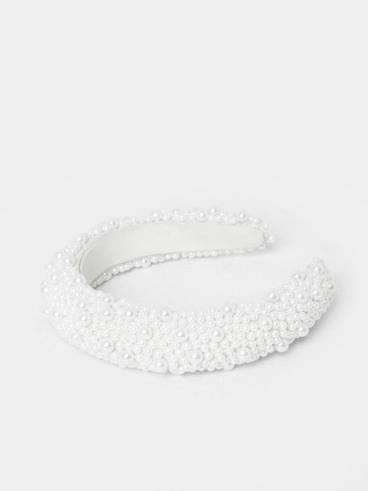 Maya Ivory Pearl Headband