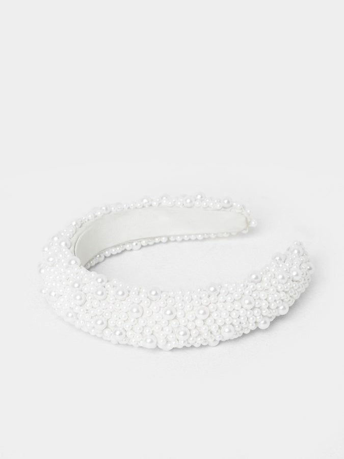Maya Ivory Pearl Headband