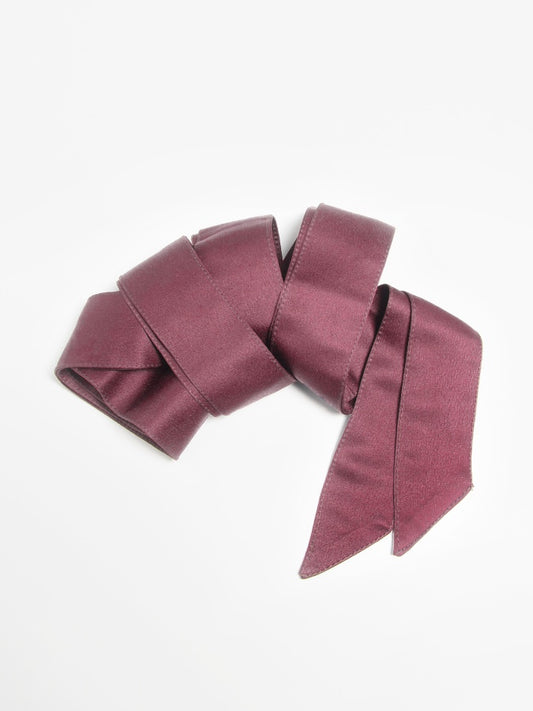 Maya Desert Rose Satin Sash Belt