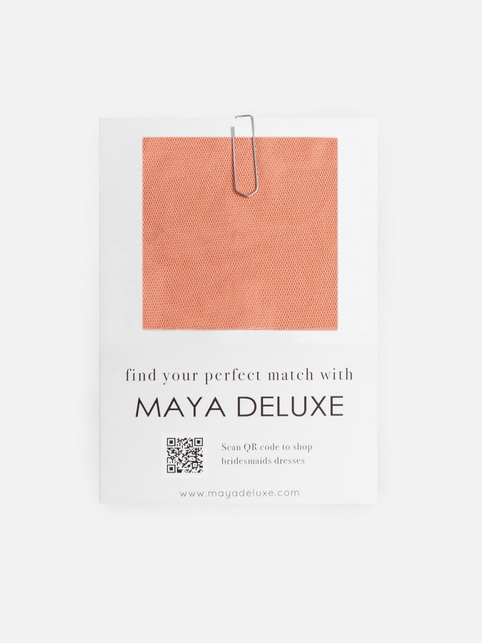 Anaya with Love Coral Swatch