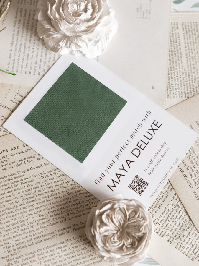 Maya Dark Sage Swatch