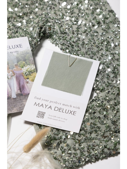 Maya Green Lily Swatch