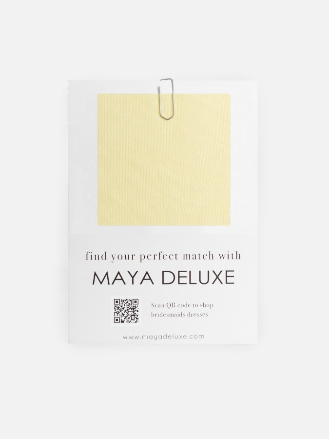 Maya Pale Yellow Swatch