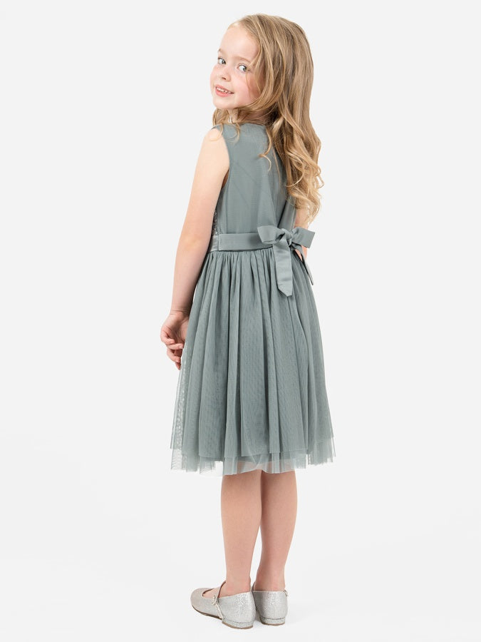 maya mini delicate sequin dress Mini Maya Emerald Green Delicate Sequin Midi Dress With Bow Maya Deluxe