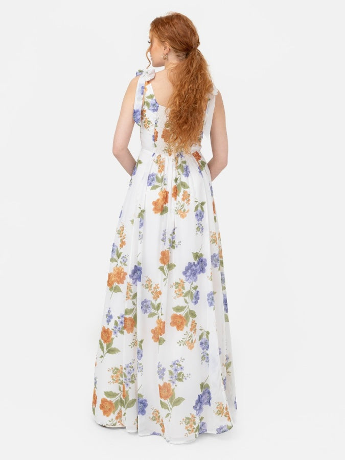 Anaya with Love Recycled Floral Strappy Maxi Dress