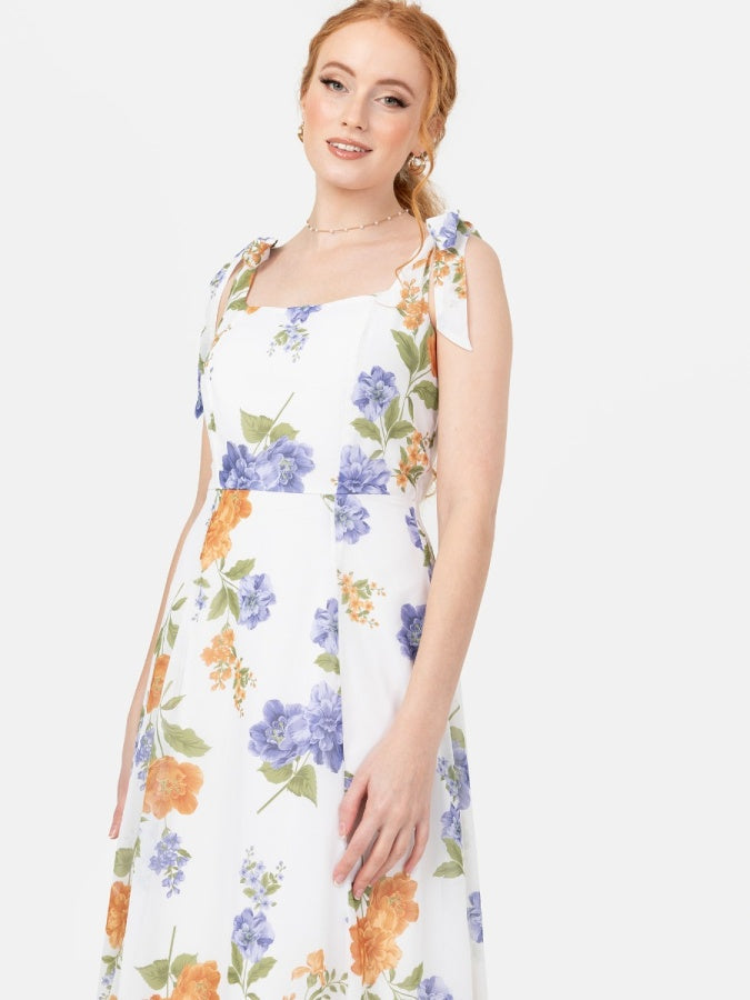 Anaya with Love Recycled Floral Strappy Maxi Dress