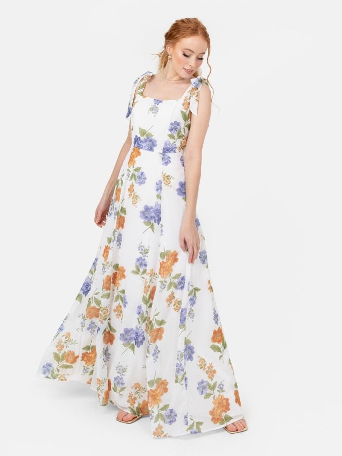Anaya with Love Recycled Floral Strappy Maxi Dress