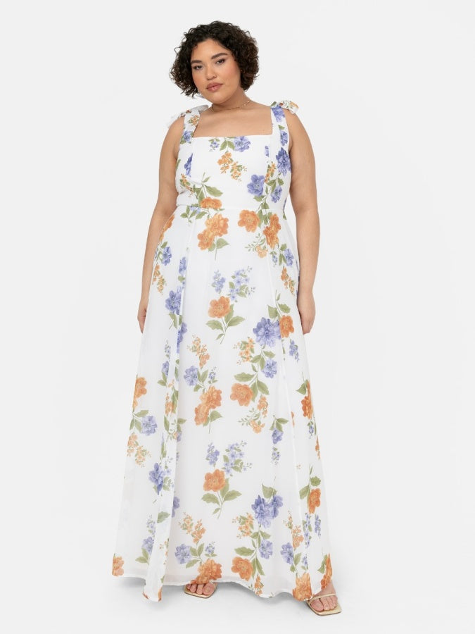 Anaya with Love Recycled Floral Strappy Maxi Dress