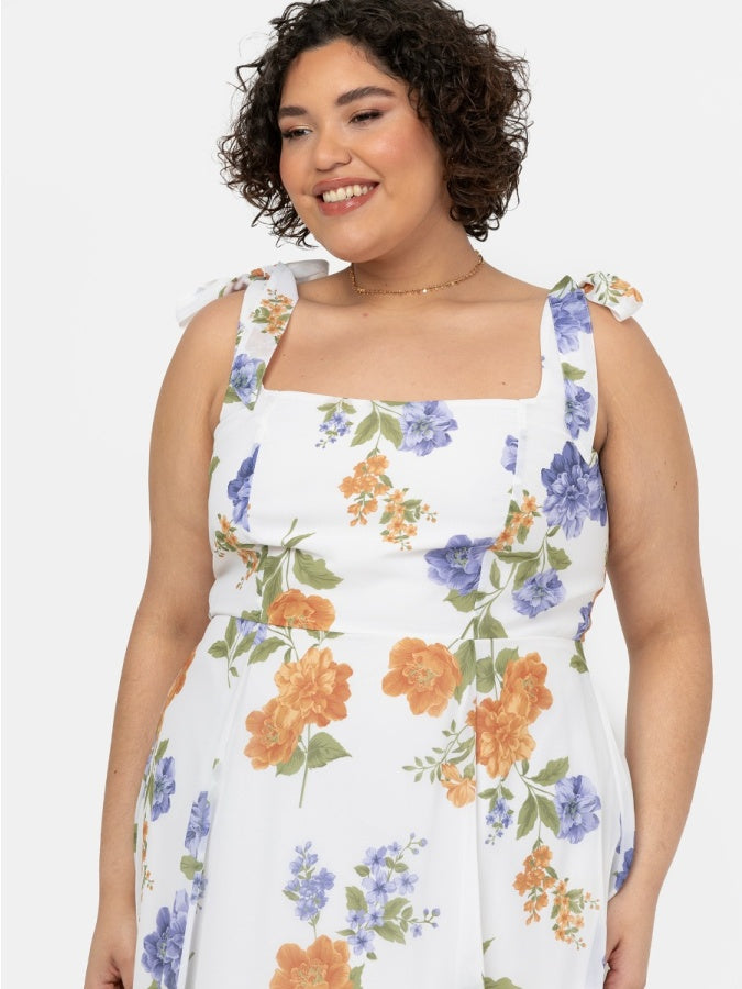 Anaya with Love Recycled Floral Strappy Maxi Dress
