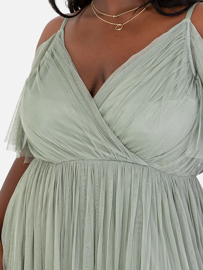 Anaya with Love Recycled Frosty Green Cami Maxi Dress