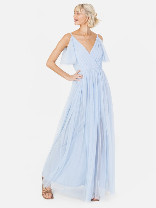 Anaya with Love Recycled Light Blue Cami Maxi Dress