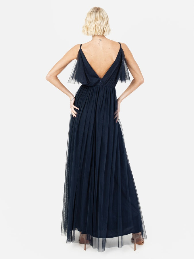 Anaya with Love Recycled Navy Cami Maxi Dress