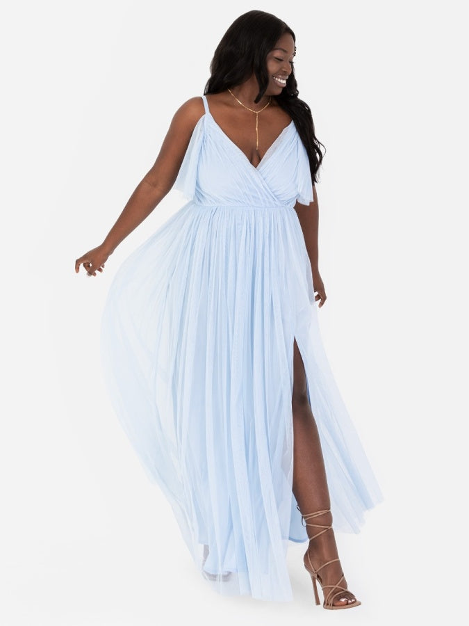 Anaya with Love Recycled Light Blue Cami Maxi Dress
