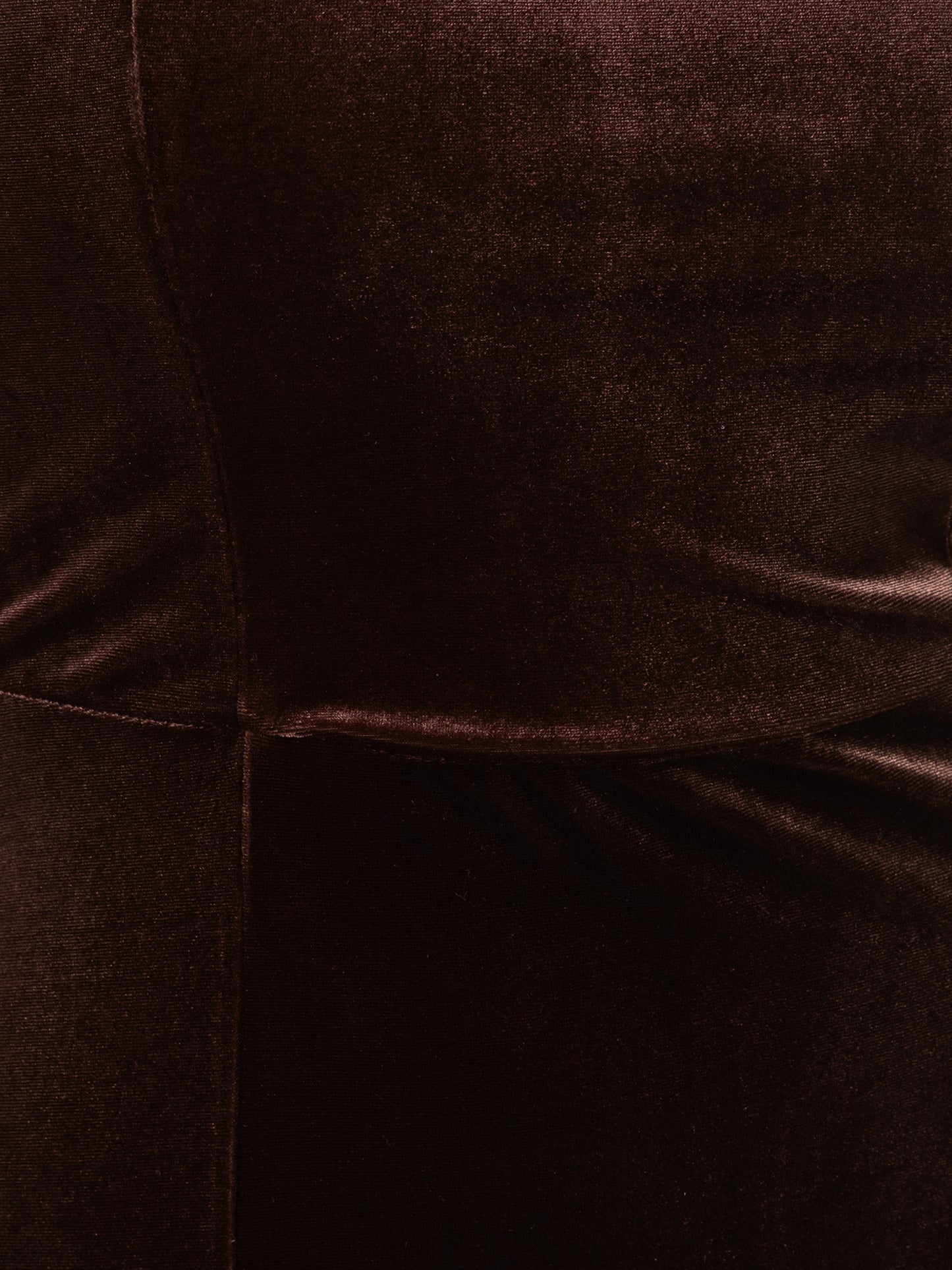 Maya Chocolate Velvet Bardot Dress