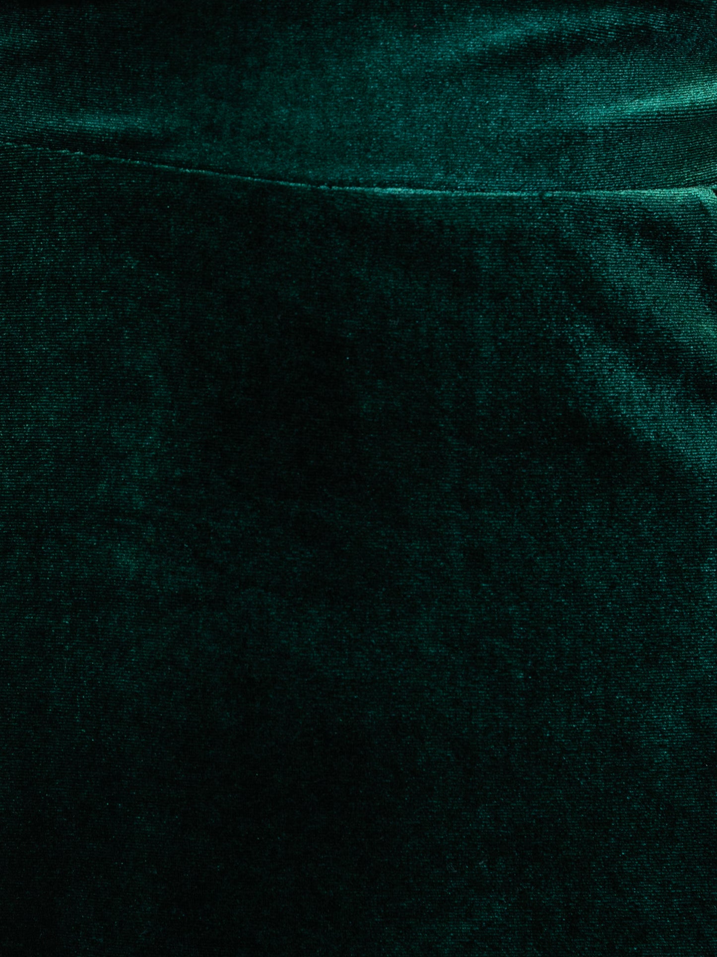 Maya Emerald Green V Neck 3/4 Flute Sleeve Velvet Maxi Dress