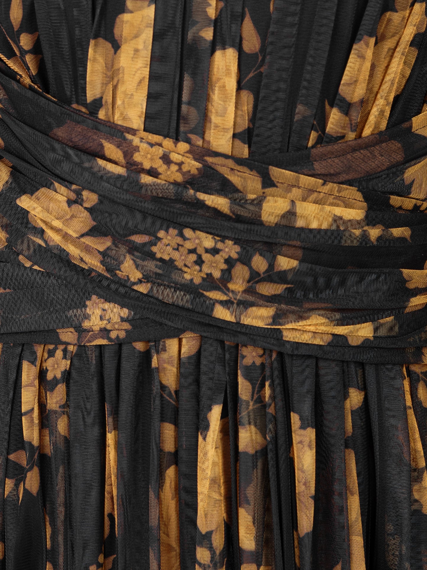 Anaya With Love Recycled Floral Long Sleeve & Gathered Waist Maxi Dress