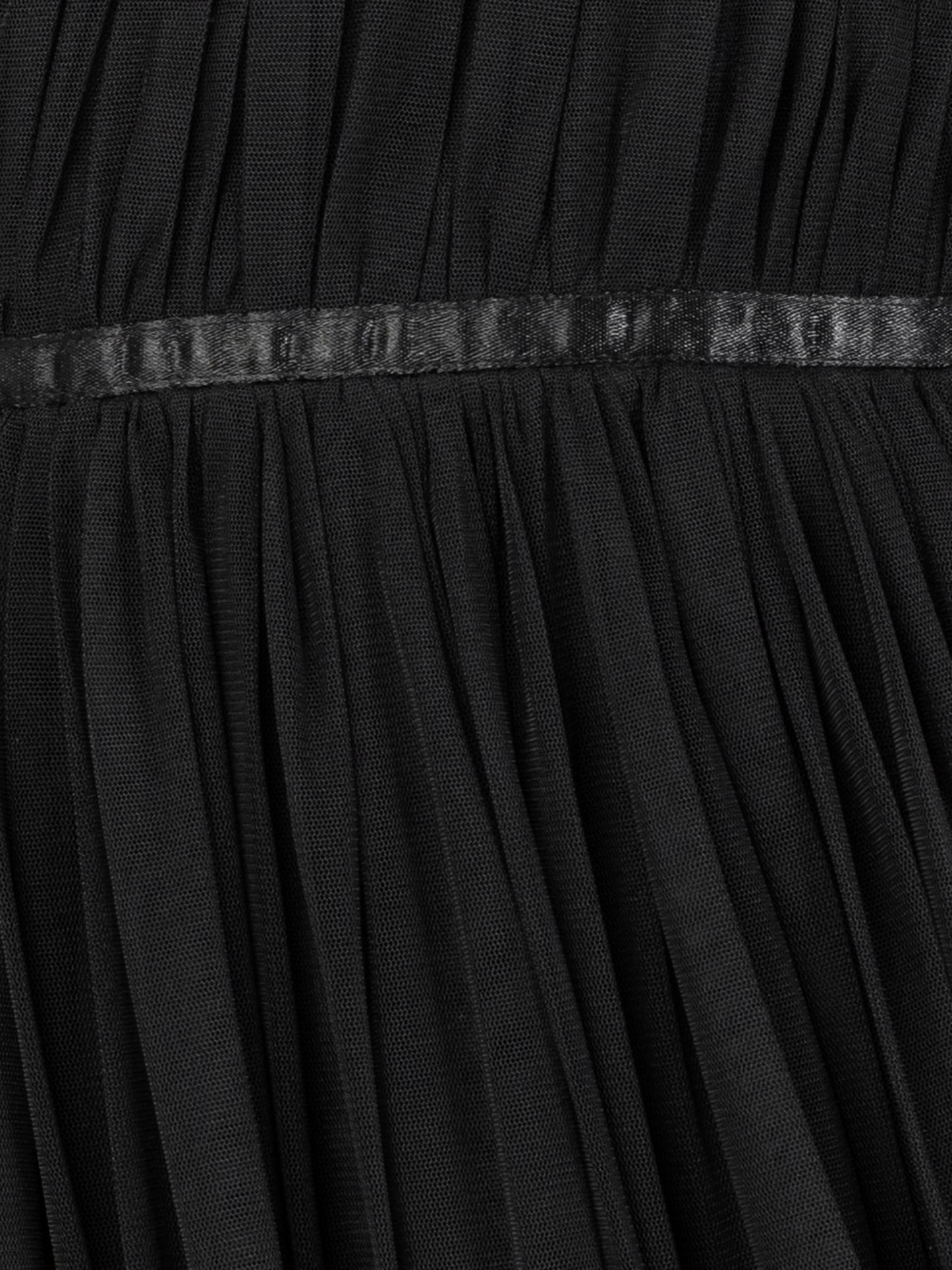 Anaya With Love Recycled Black Ribbon Detail Midi Dress