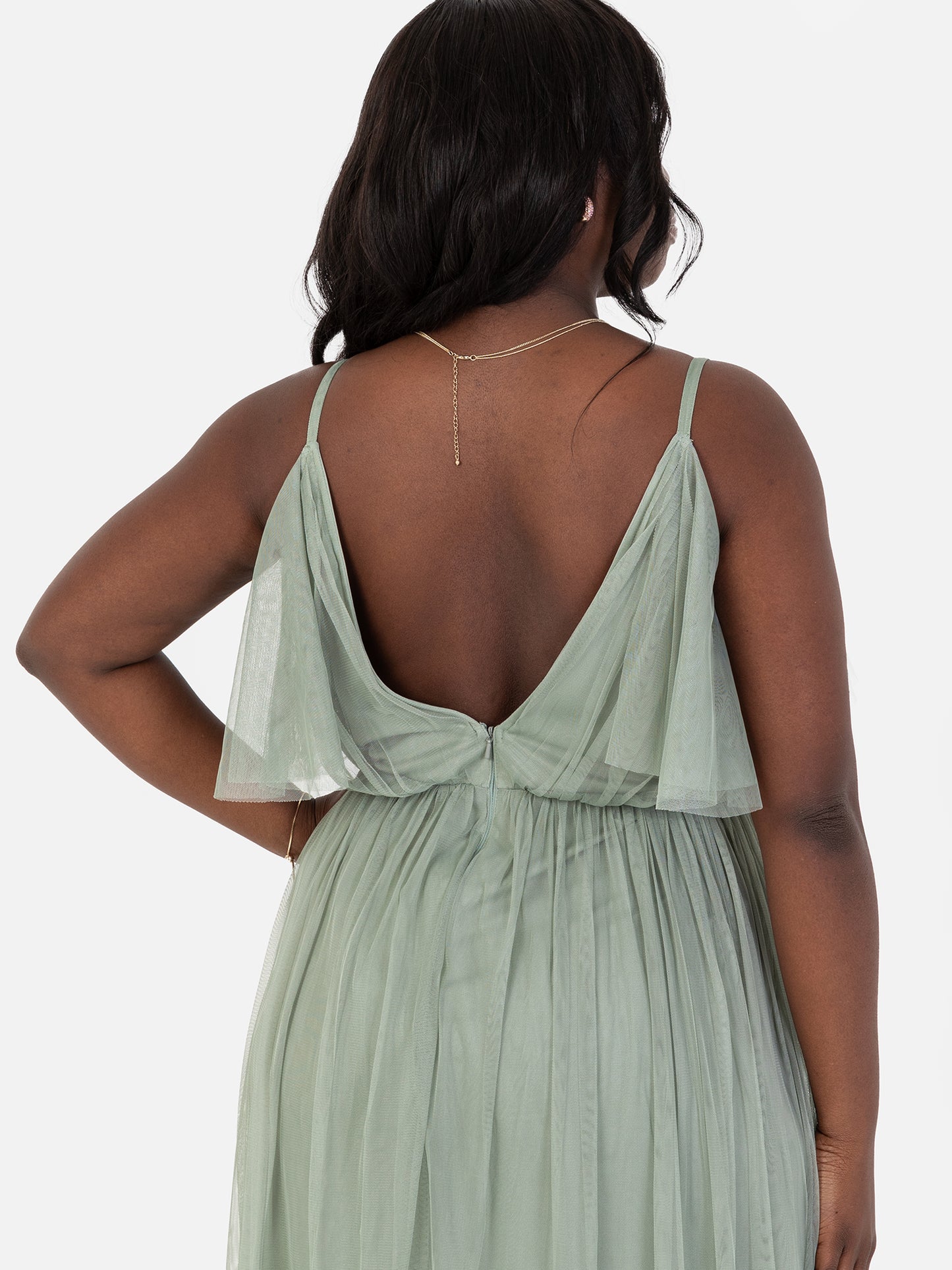 Anaya with Love Recycled Frosty Green Cami Maxi Dress