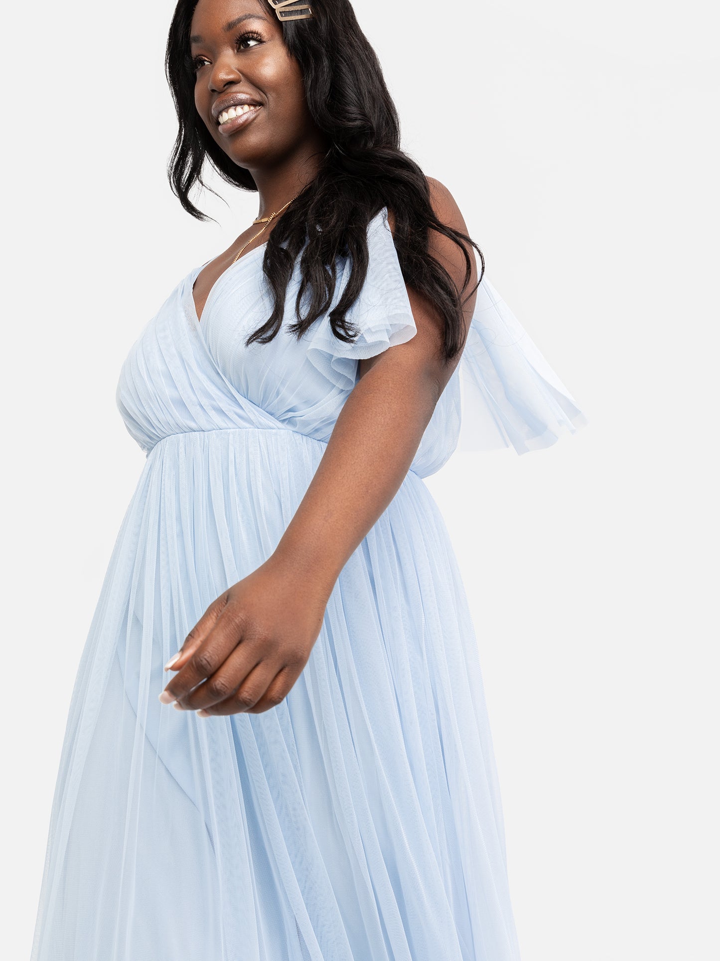 Anaya with Love Recycled Light Blue Cami Maxi Dress
