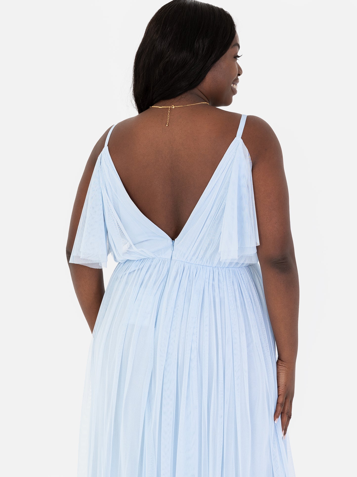 Anaya with Love Recycled Light Blue Cami Maxi Dress