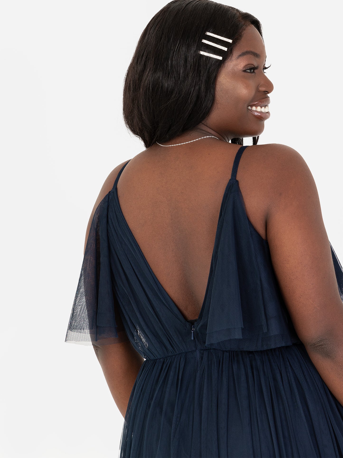 Anaya with Love Recycled Navy Cami Maxi Dress