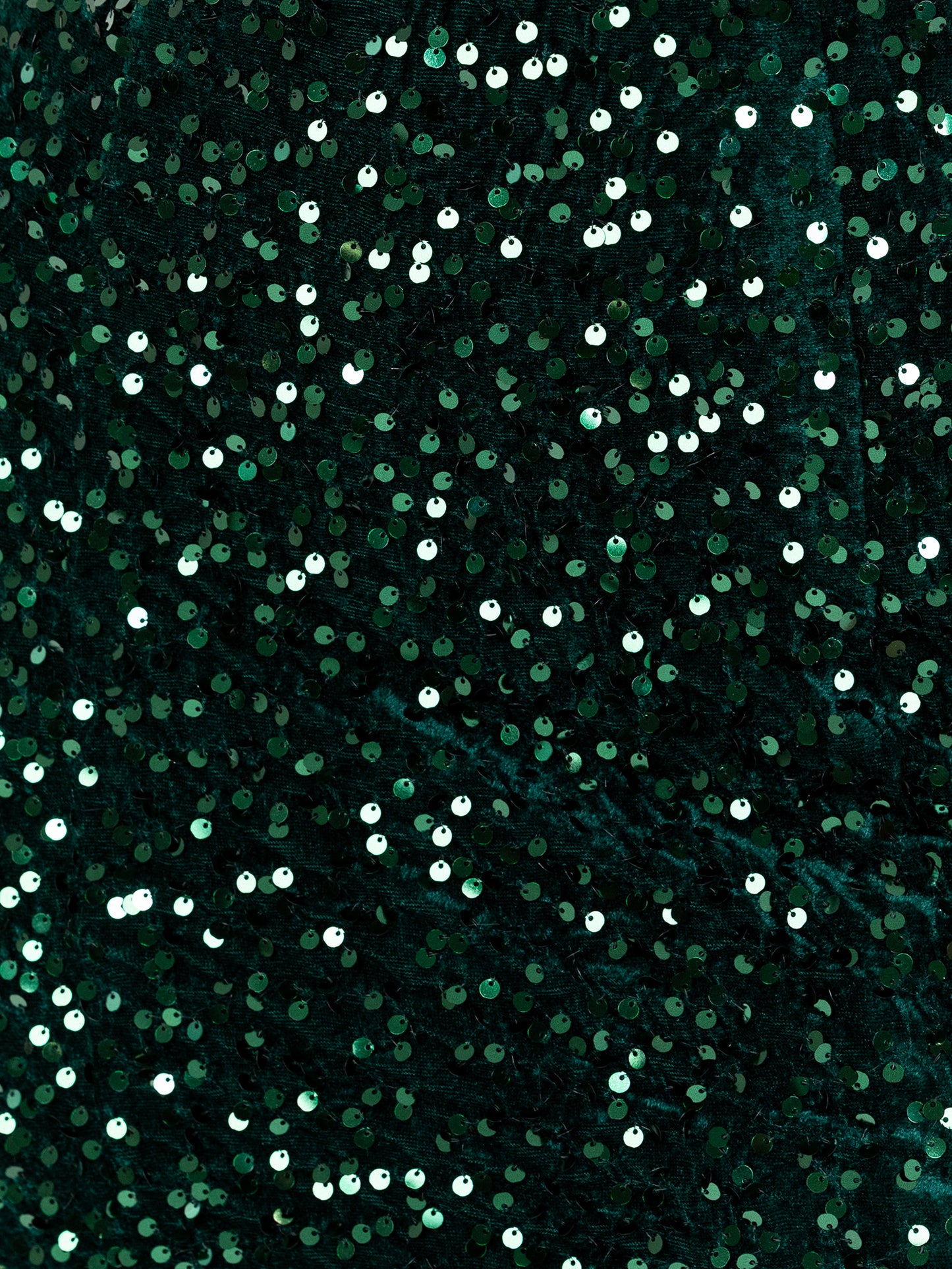 Maya Emerald Green Embellished Velvet Bandeau Maxi Dress