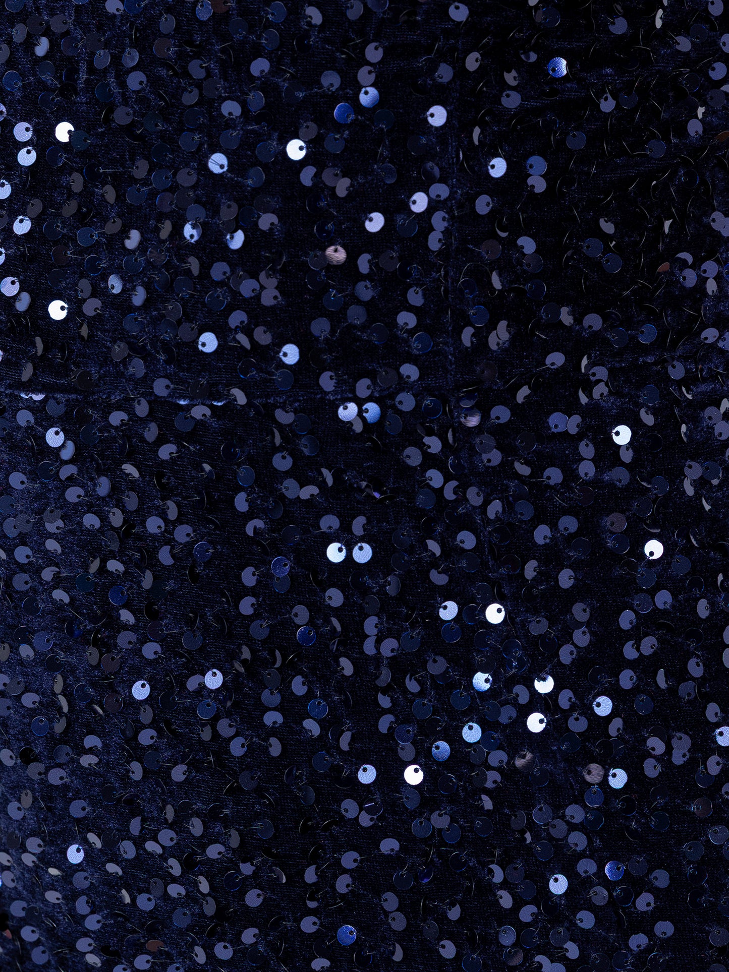 Maya Midnight Blue Embellished Velvet Halter Neck Midi Dress