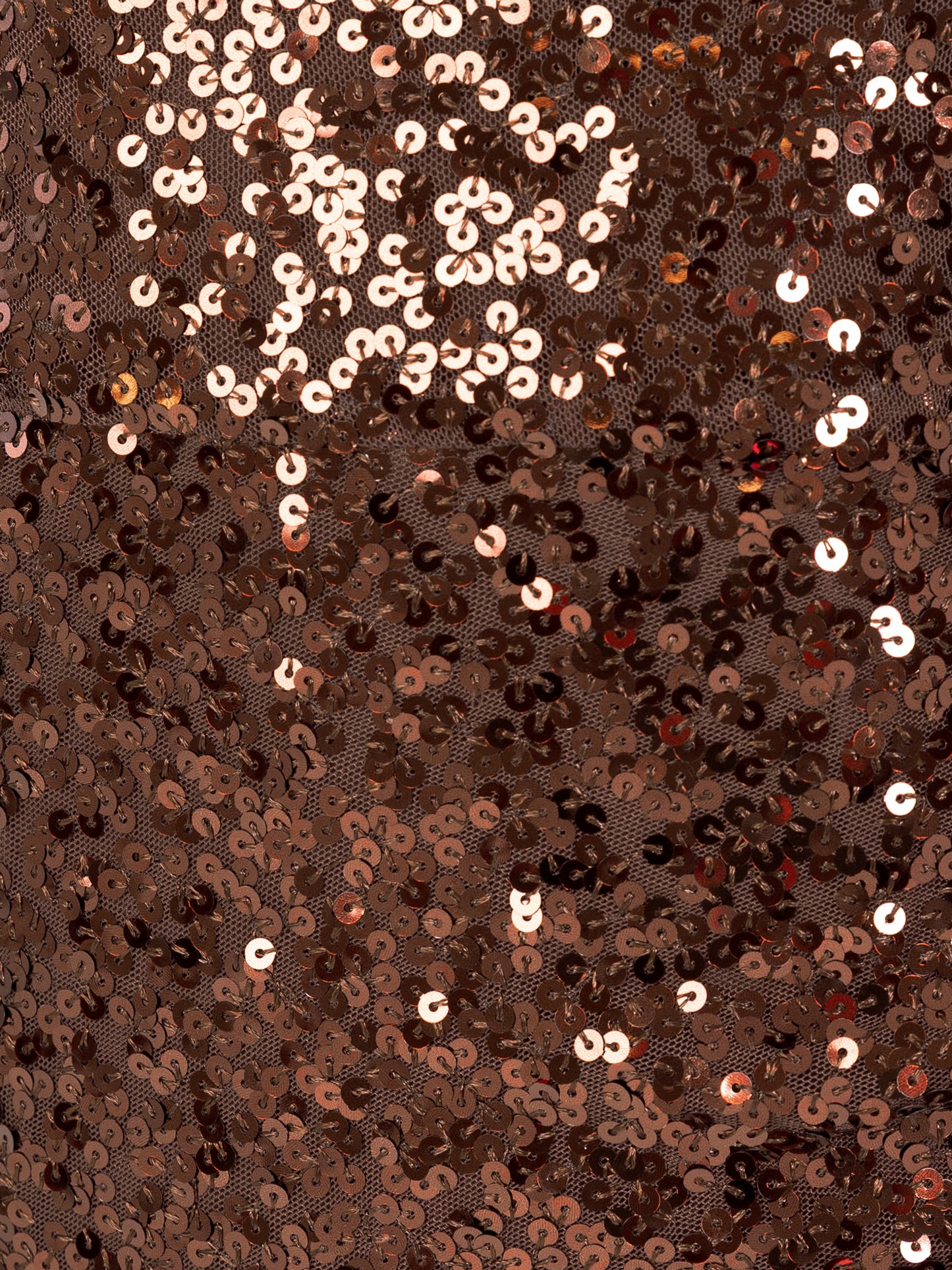 Maya Brown Fully Embellished One Sleeve Midaxi Dress