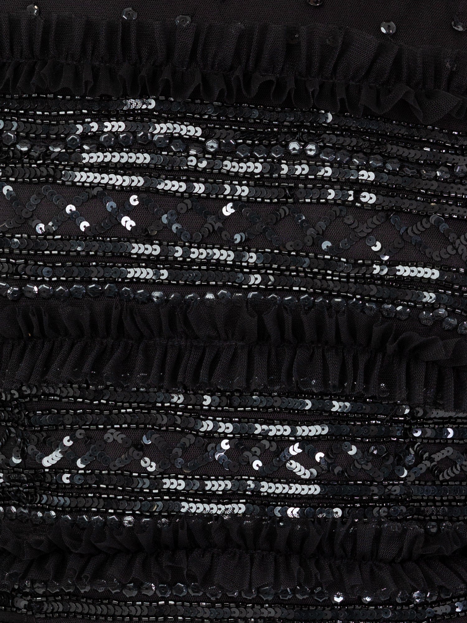 Maya Black Sequin & Frill Long Sleeve Tulle Maxi Dress Maya Deluxe Maya Black Sequin & Frill Long Sleeve Tulle Maxi Dress Maya Deluxe