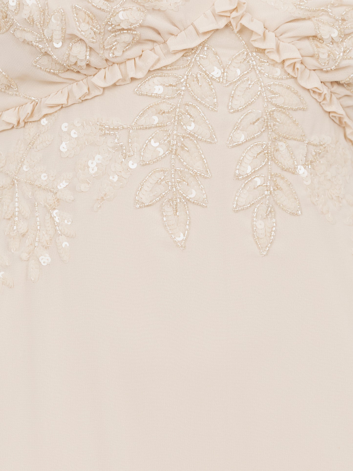 Maya Vanilla Embellished Cami Maxi Dress