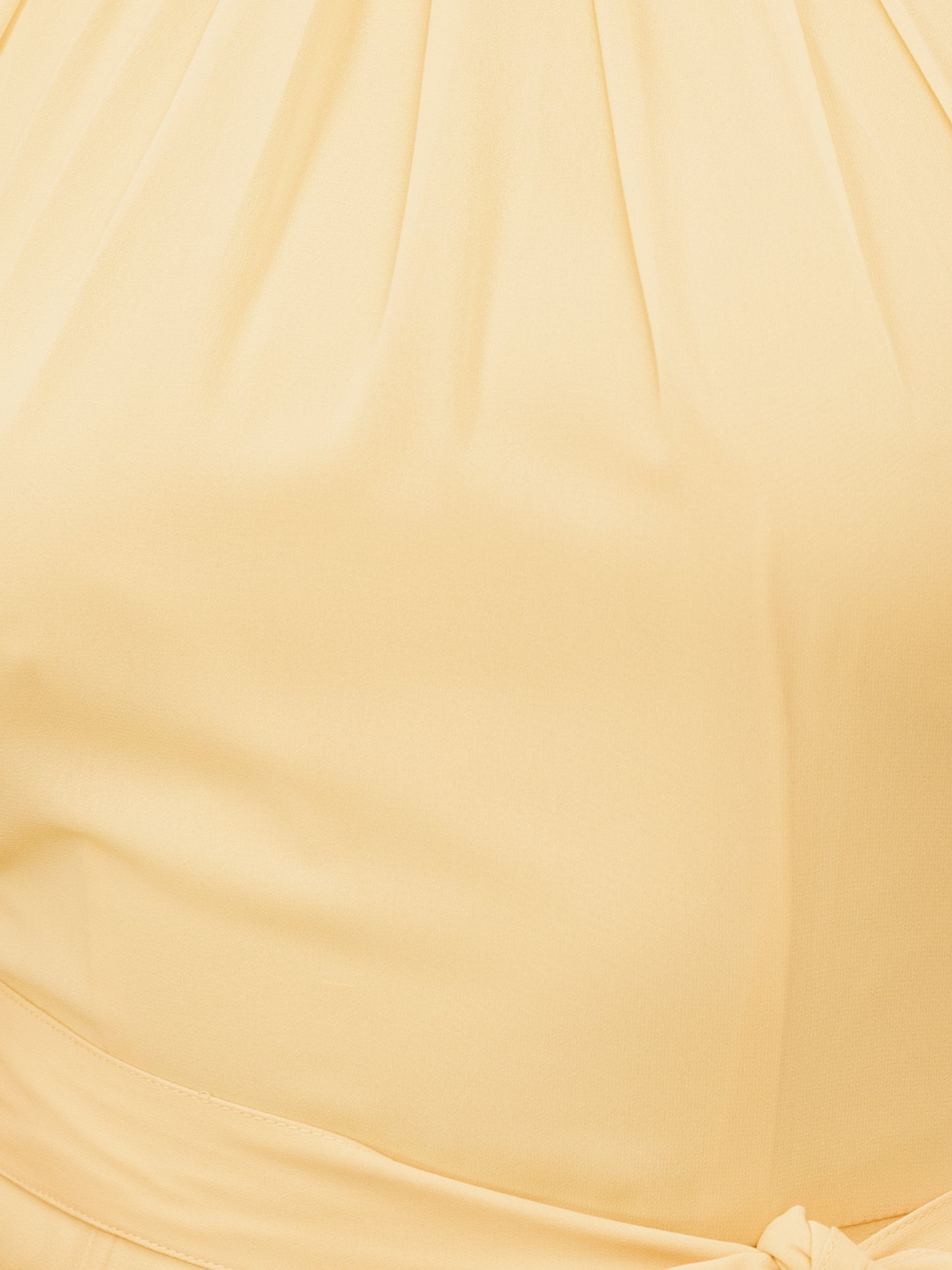 Anaya With Love Recycled Butter Yellow Self-Tie Halter Neck Maxi Dress