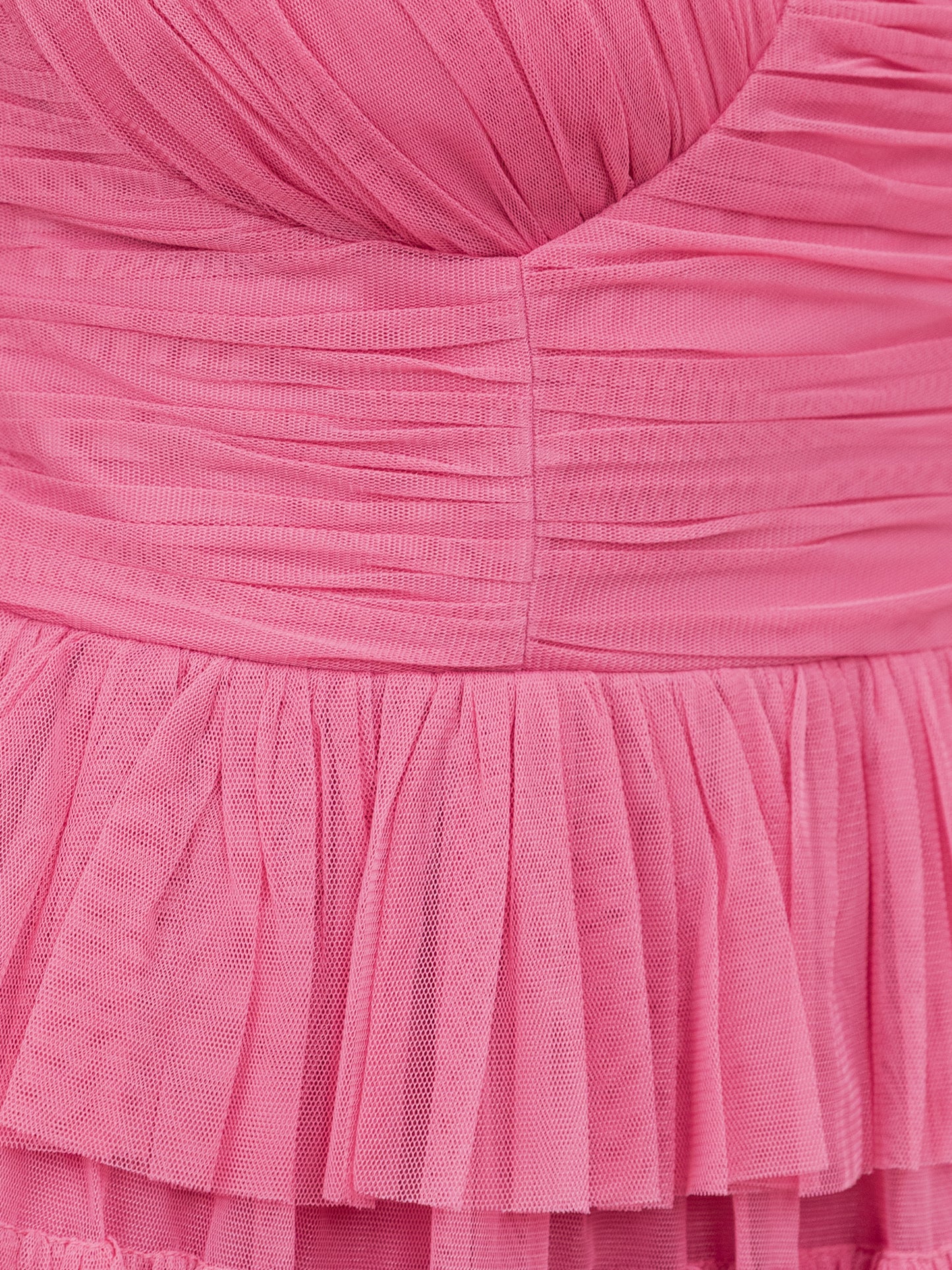 Anaya With Love Recycled Pink Sleeveless Tiered Maxi Dress