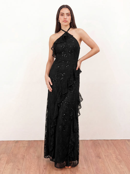 chinese dress ladies Mayim Sequin Maxi Dress main image 0