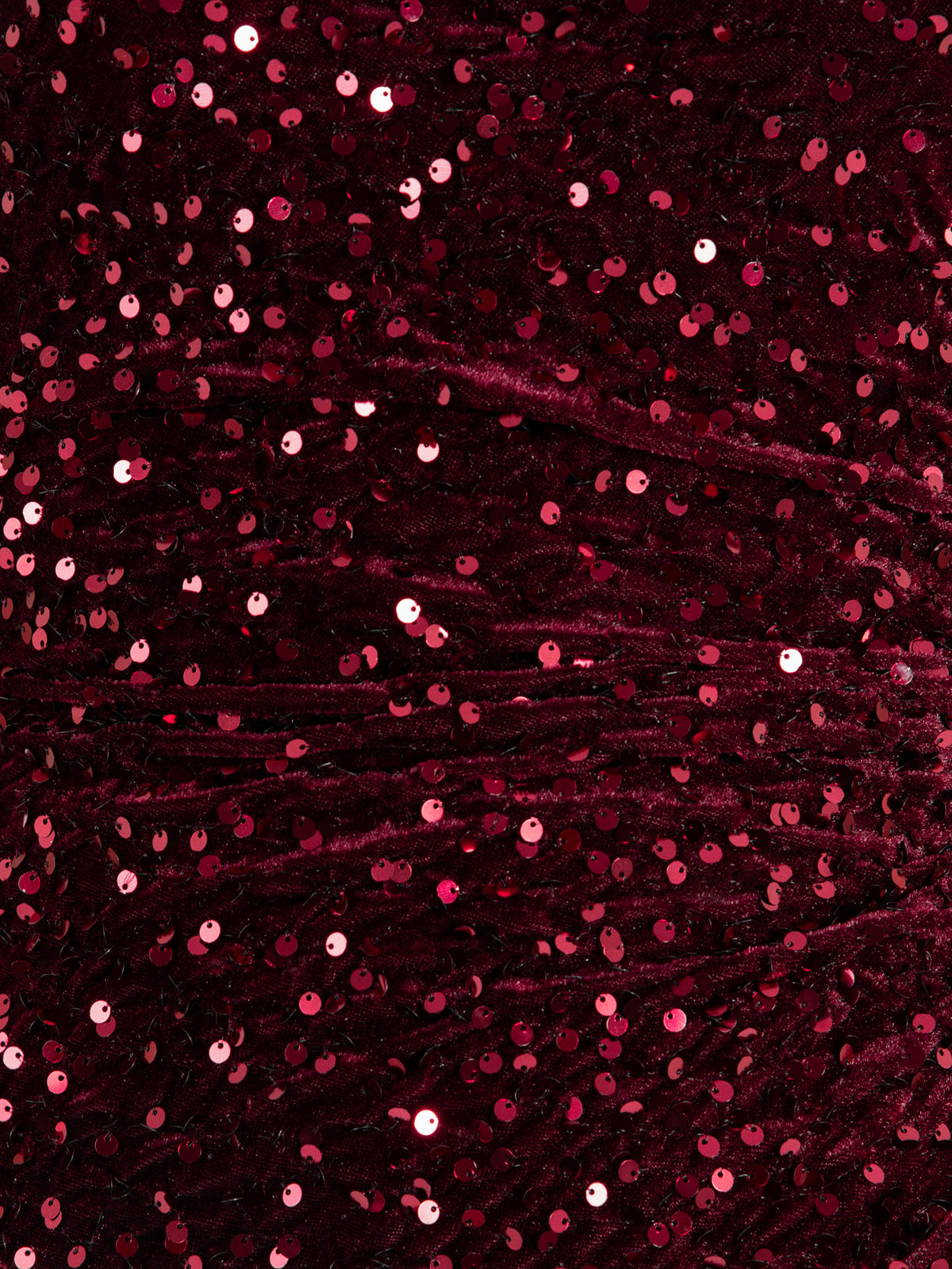 Maya Burgundy Embellished Sleeveless Velvet Mini Dress