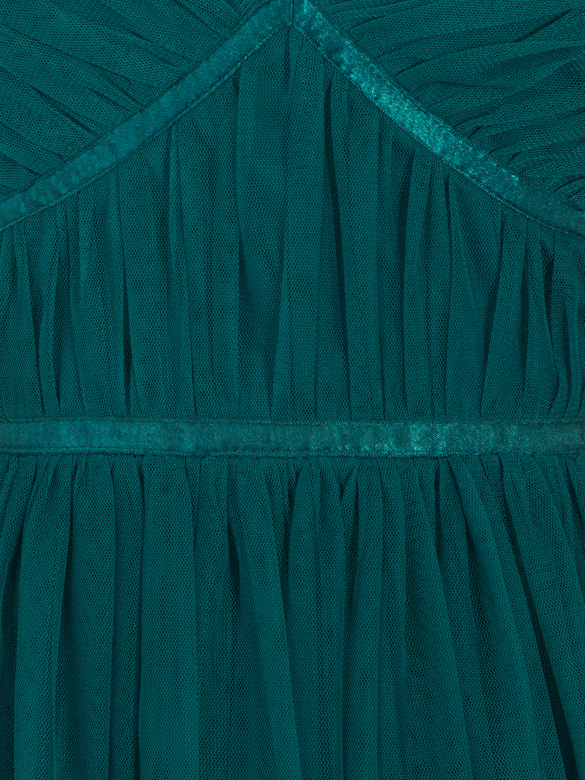 Anaya With Love Recycled Teal Short Sleeve Tiered Midaxi Dress
