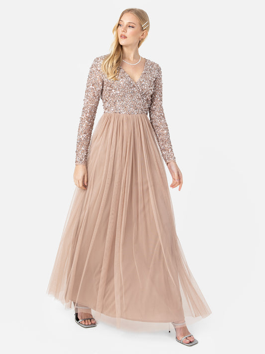 Long Sleeve Bridesmaid Dresses Maya Deluxe Long Sleeve Bridesmaid Dresses Maya Deluxe