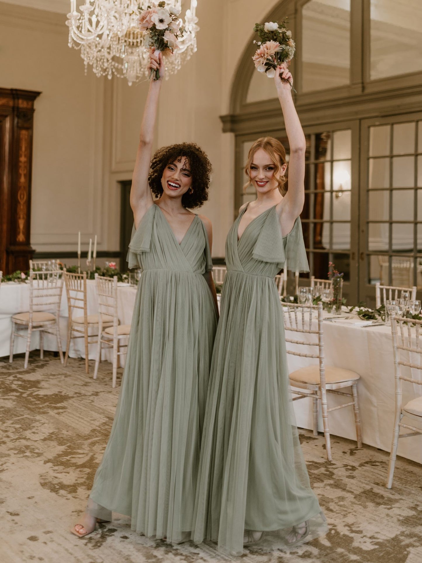 Anaya with Love Recycled Frosty Green Cami Maxi Dress